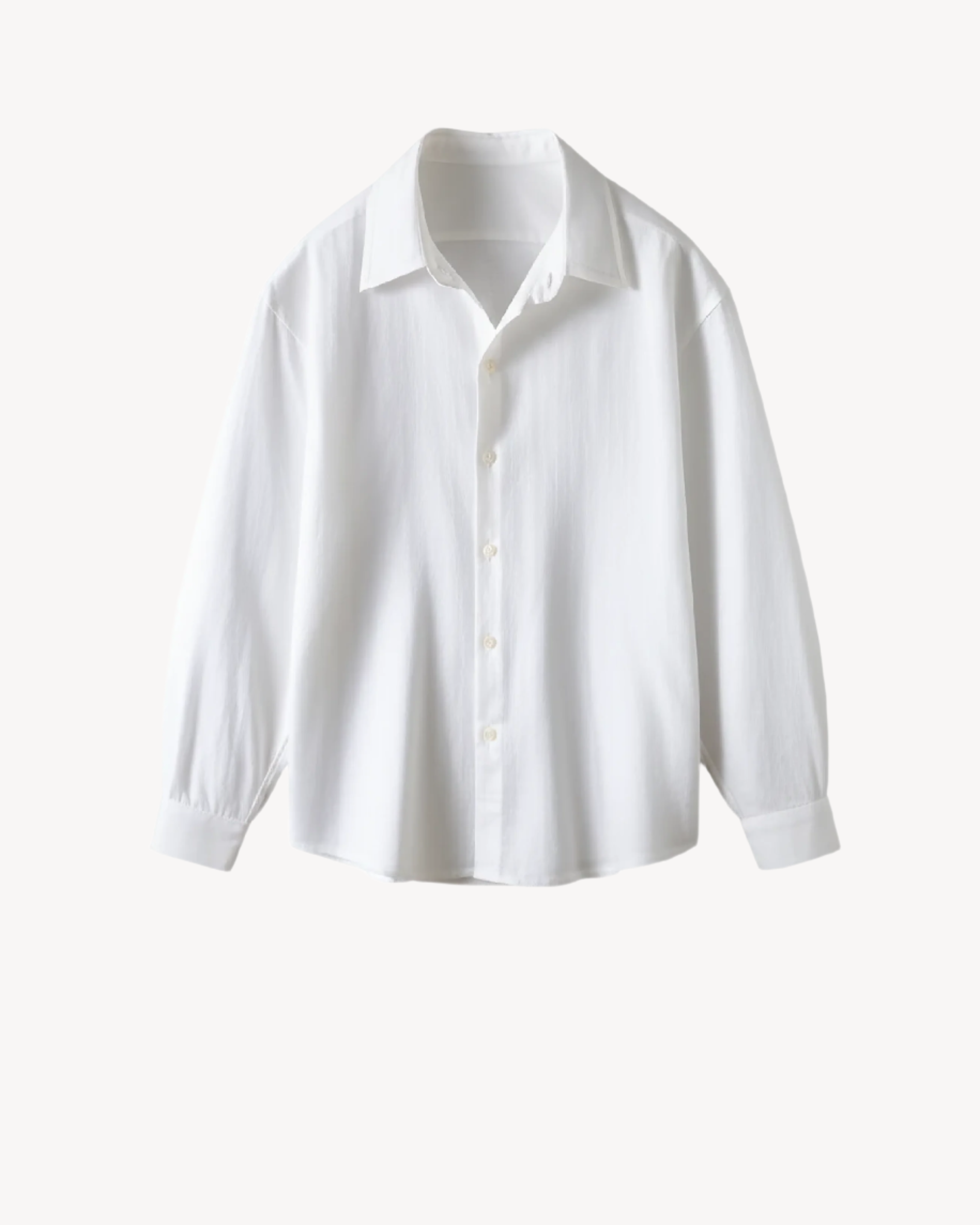 White shirt on a white background